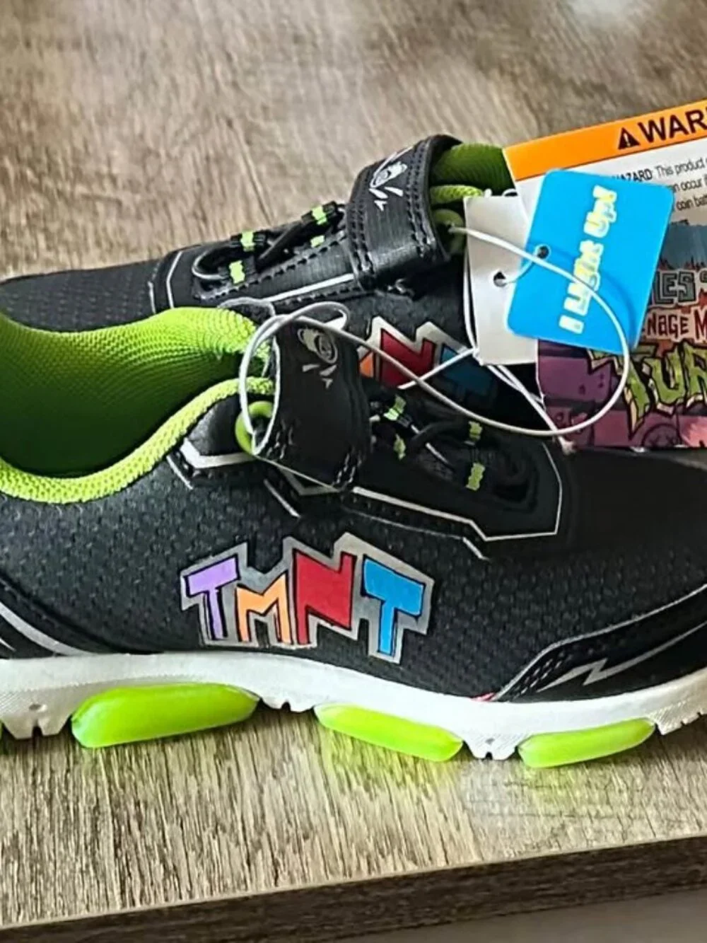 Teenage Mutant Ninja Turtles Light-Up Sneakers Sz 11